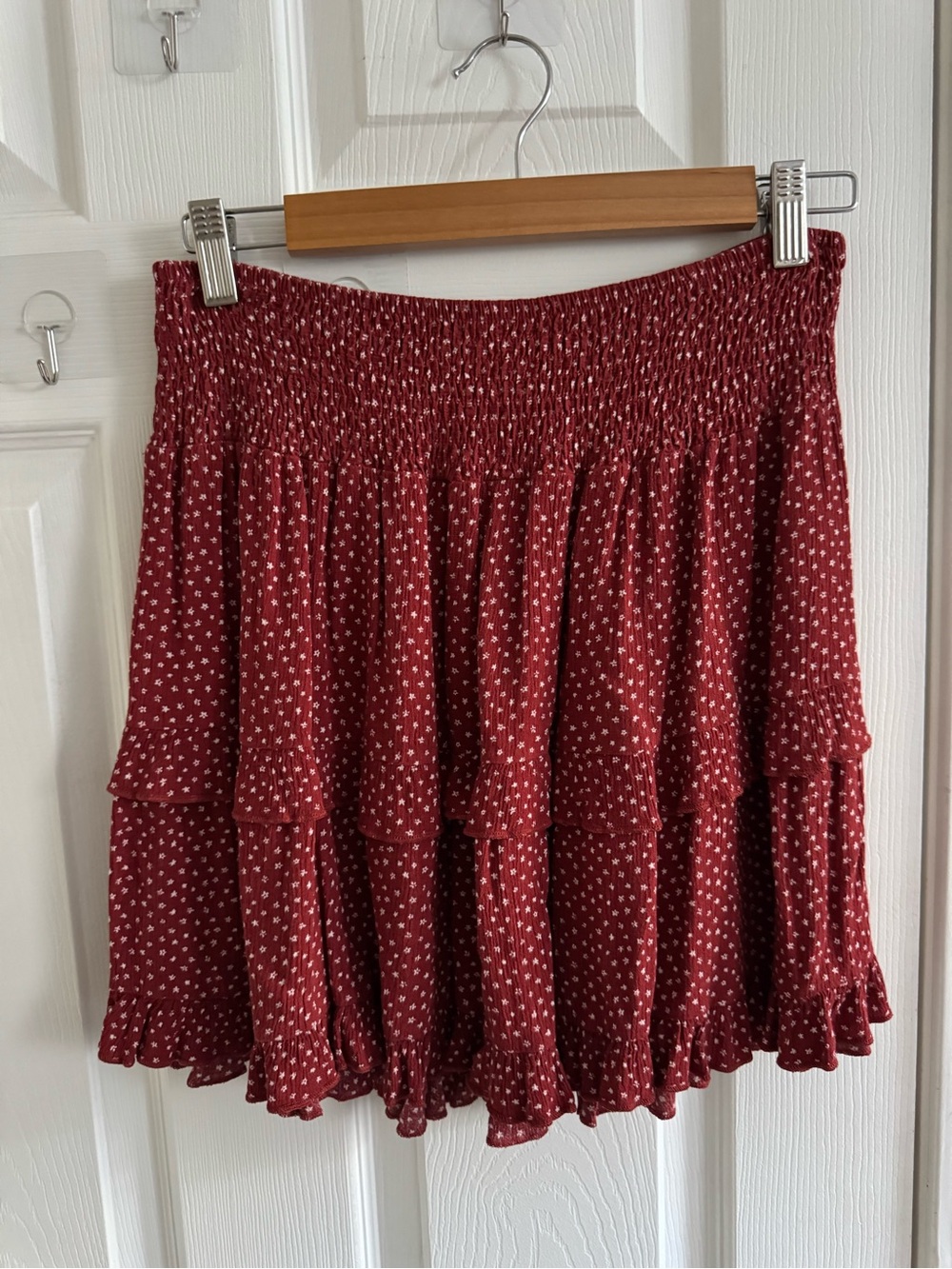 LA HEARTS Polka Dot Ruffle Skirt M - Picture 3 of 11
